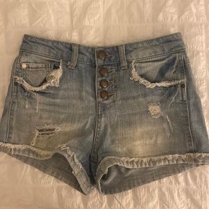 Denim shorts